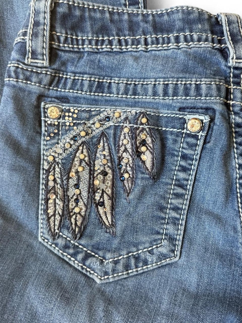 Miss Me low rise embellished bootcut jeans - Picture 5 of 8